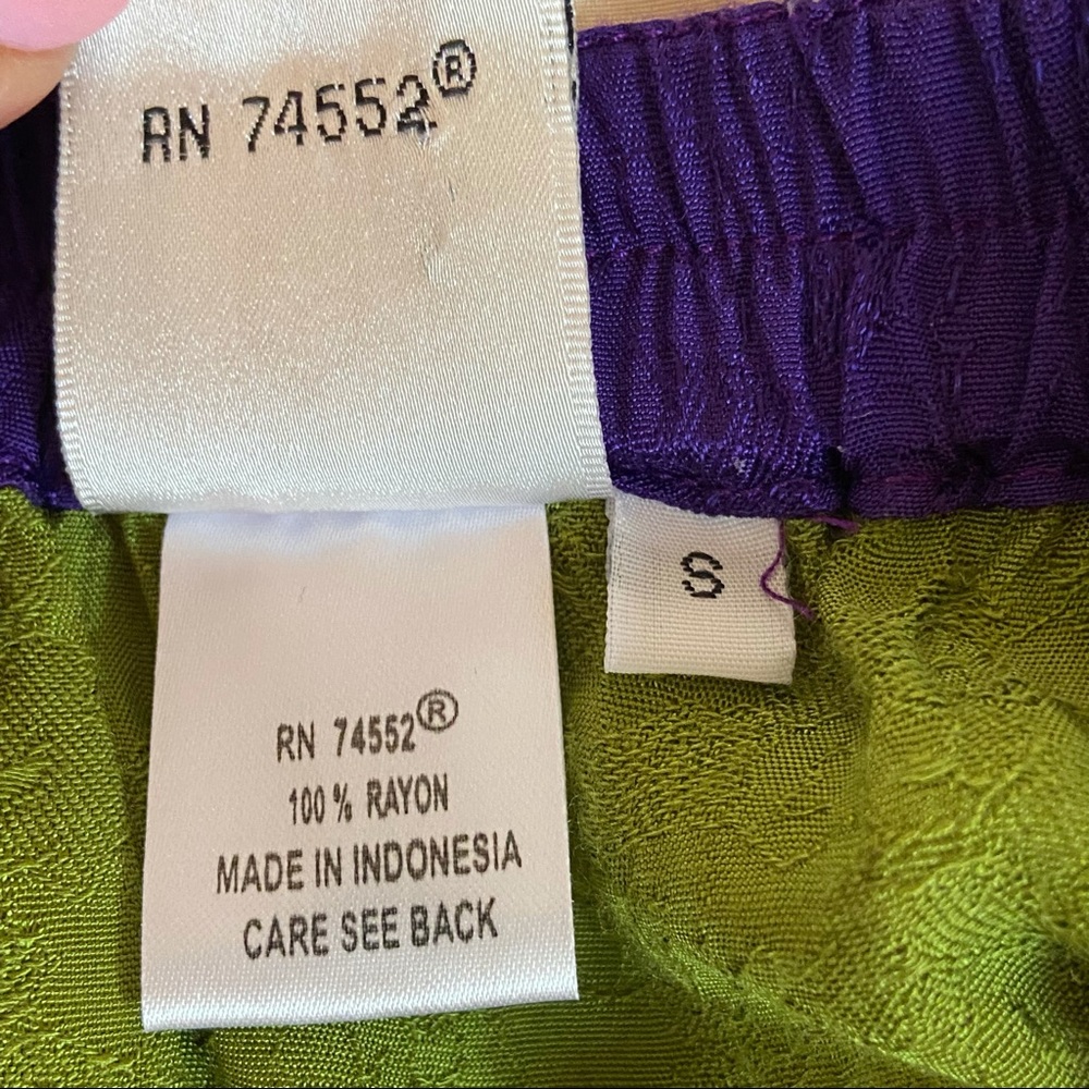 Euc Usindo Patchwork Patch Multicolor Vintage Max… - image 5